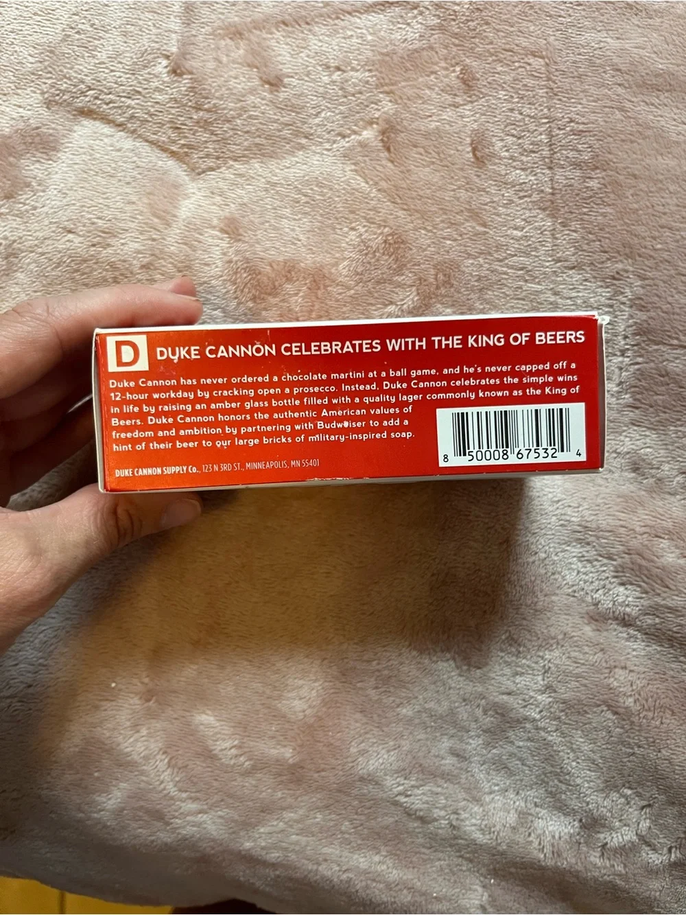 Duke Cannon Budweiser Beer Bar Soap Cedarwood